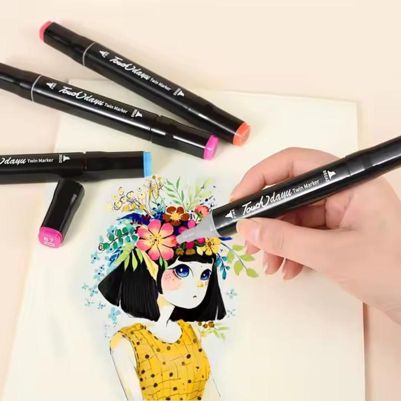 Caneta Touch Ponta Dupla Estojo Com 262 Cores - Cantinho Shop